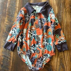 Cute western outfit unisex! 6-12months